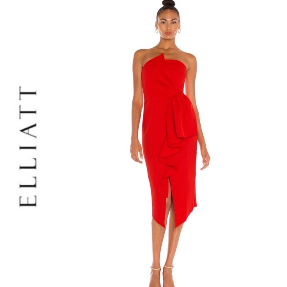 NWT ELLIATT Reception Dress in Red S